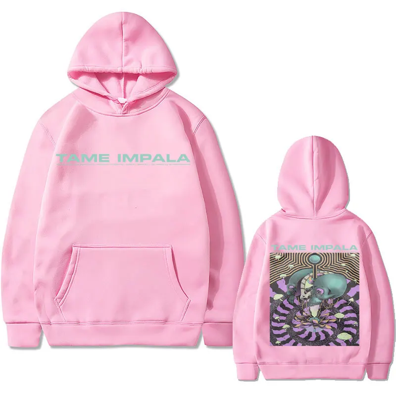 Limited Tame Impala Double Sided Print Hoodie Arctic Monkeys Hoodies Men s Loose Pullover Men Women 3 - Tame Impala Store
