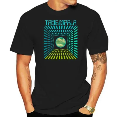 New Tame Impala Unisex T shirt All Sizes blackTee Shirts Men O Neck Tees - Tame Impala Store